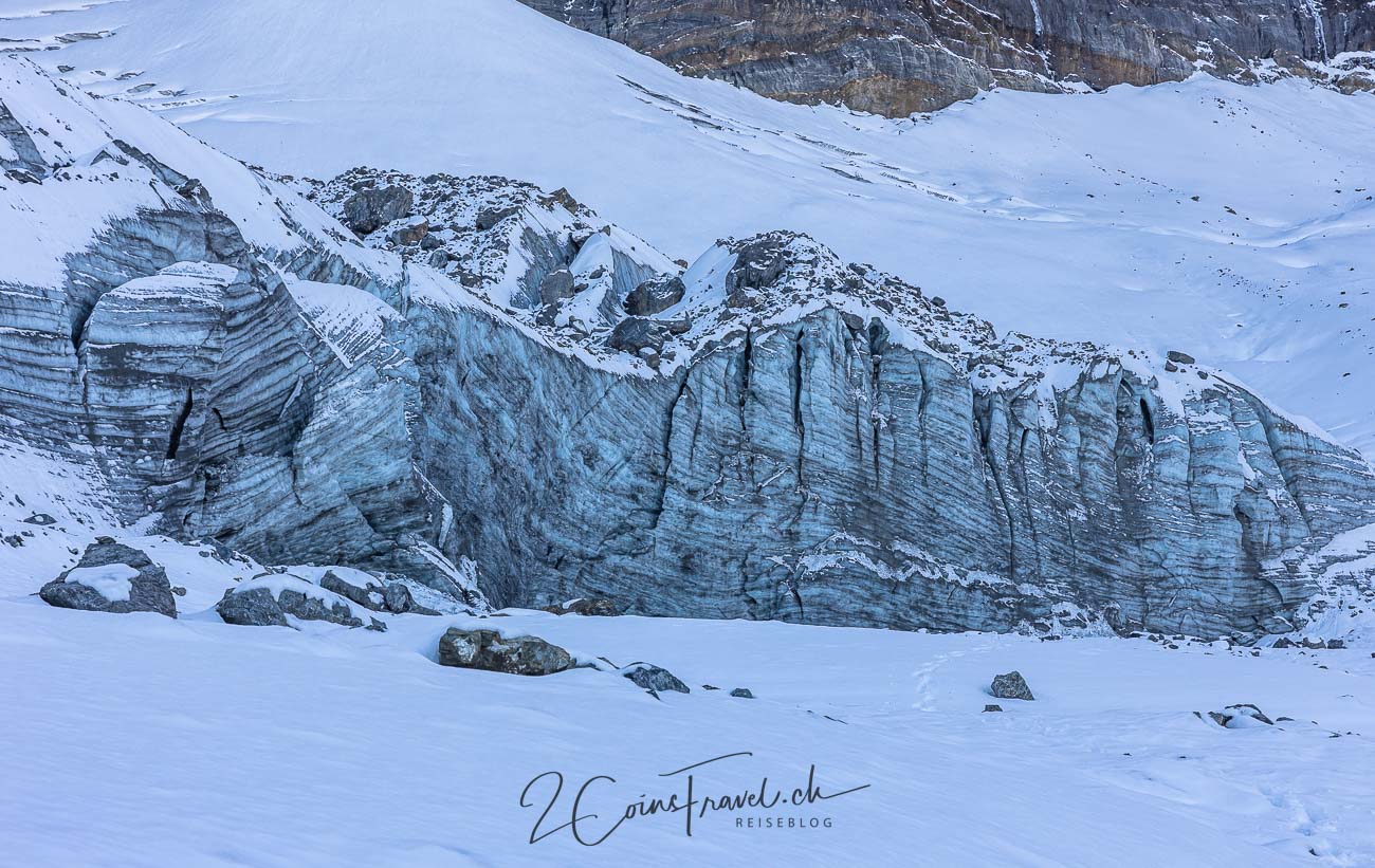 Gletschersee Klausenpass Winter