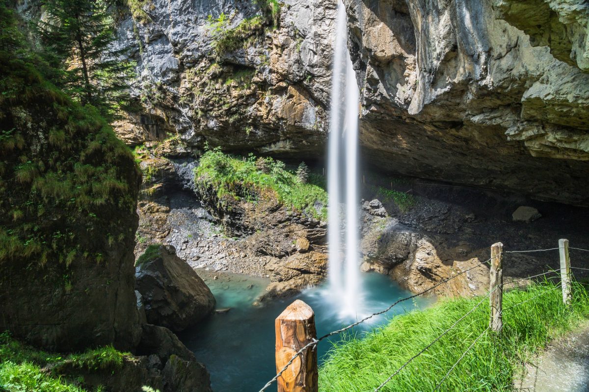 Bergli Stuber Wasserfall Klausenpass Glarnerland