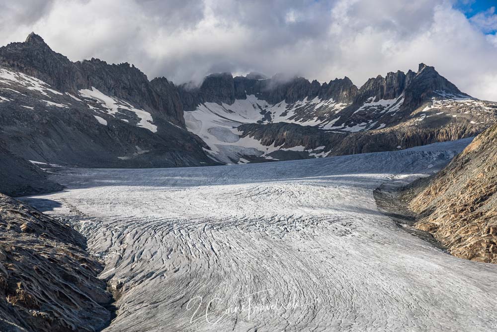 Blick auf Rhonegletscher