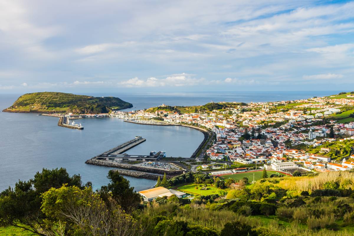 Horta auf der Insel Faial Azoren