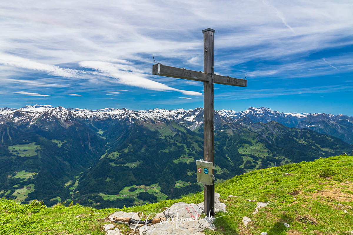 Gipfelkreuz auf dem Leistchamm