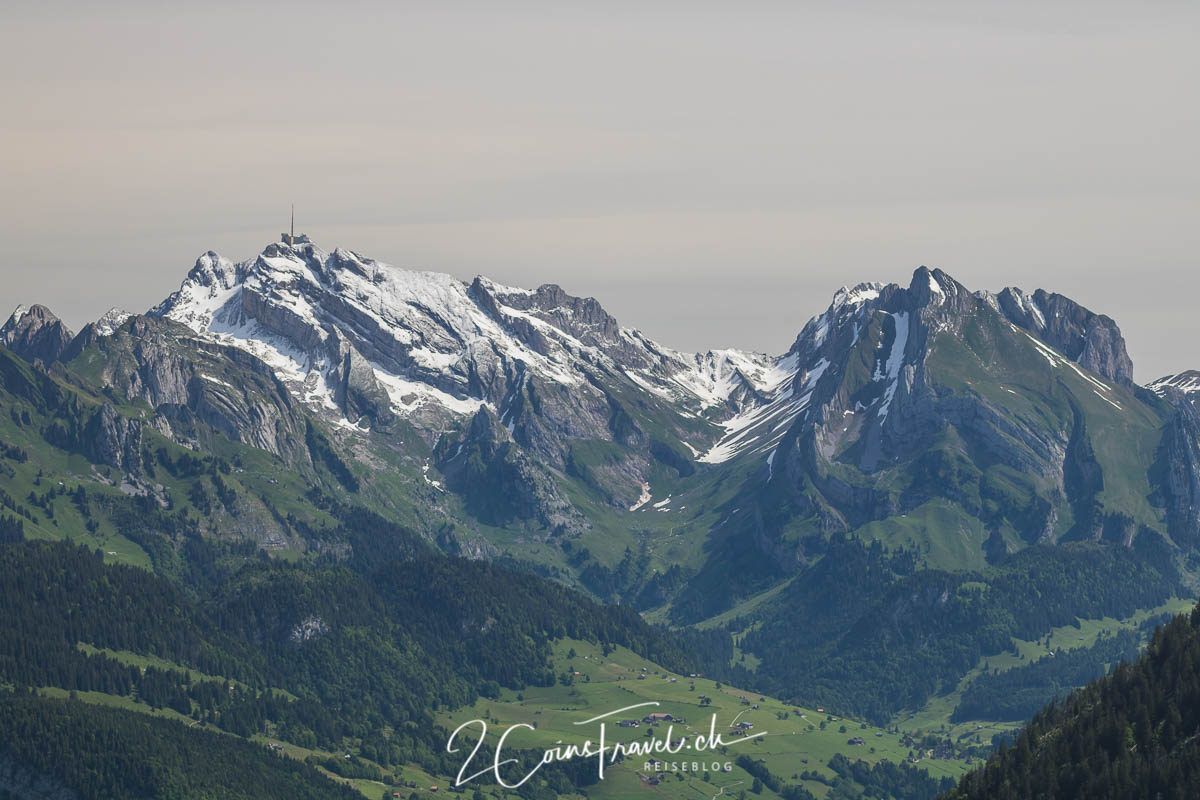 Alpstein Massiv mit Säntis