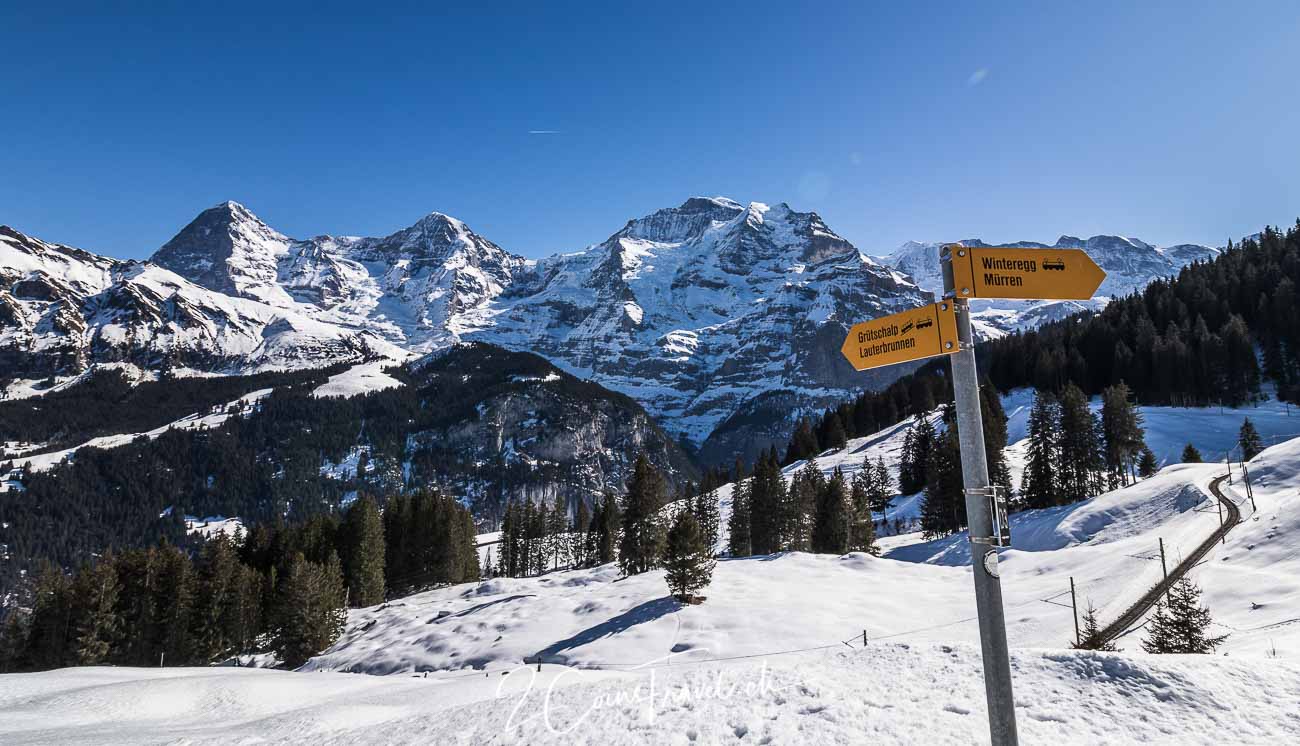 Wanderweg Grütschalp Mürren