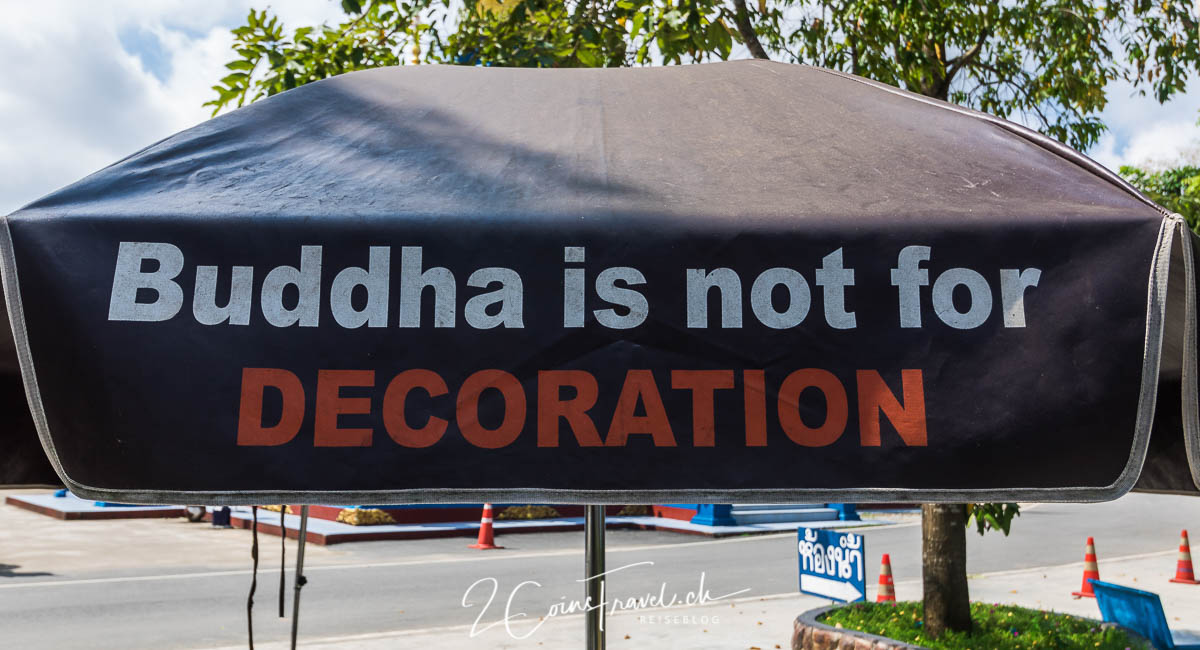 Buddha is not for Decoration
