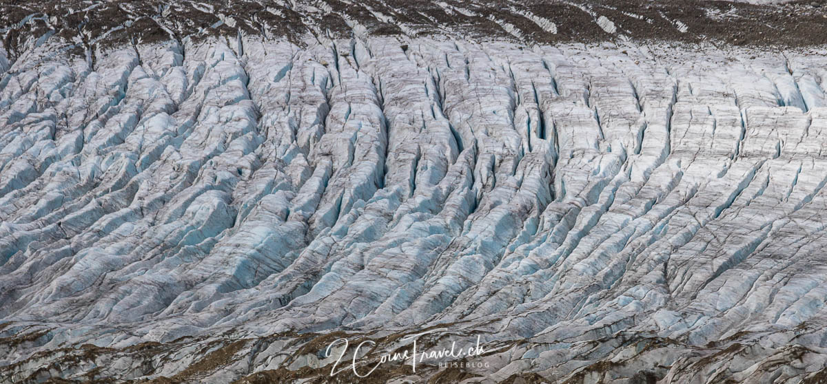 Gletscherspalten Aletschgletscher