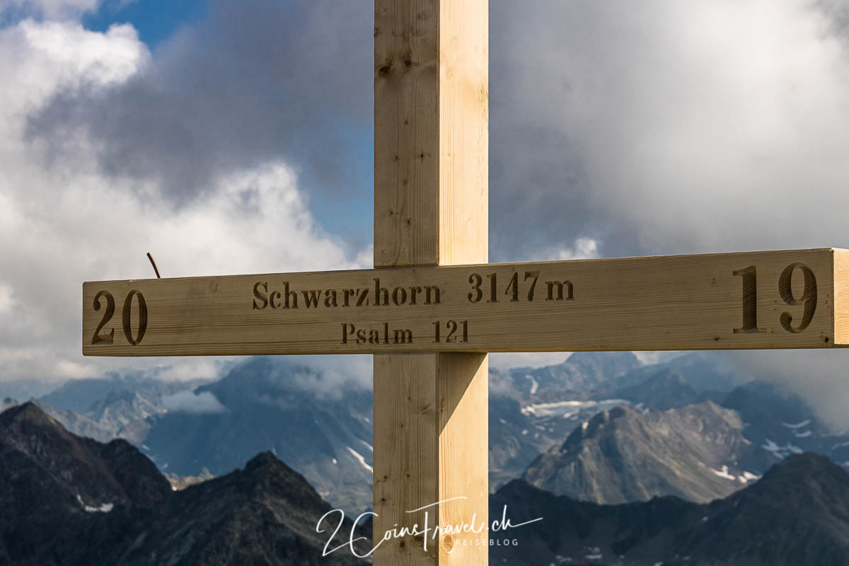 Gipfelkreuz Schwarzhorn