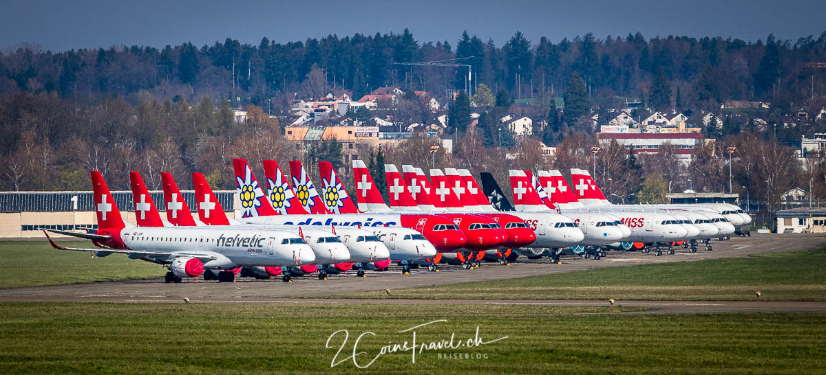 Dübendorf Flugplatz Swiss Flotte