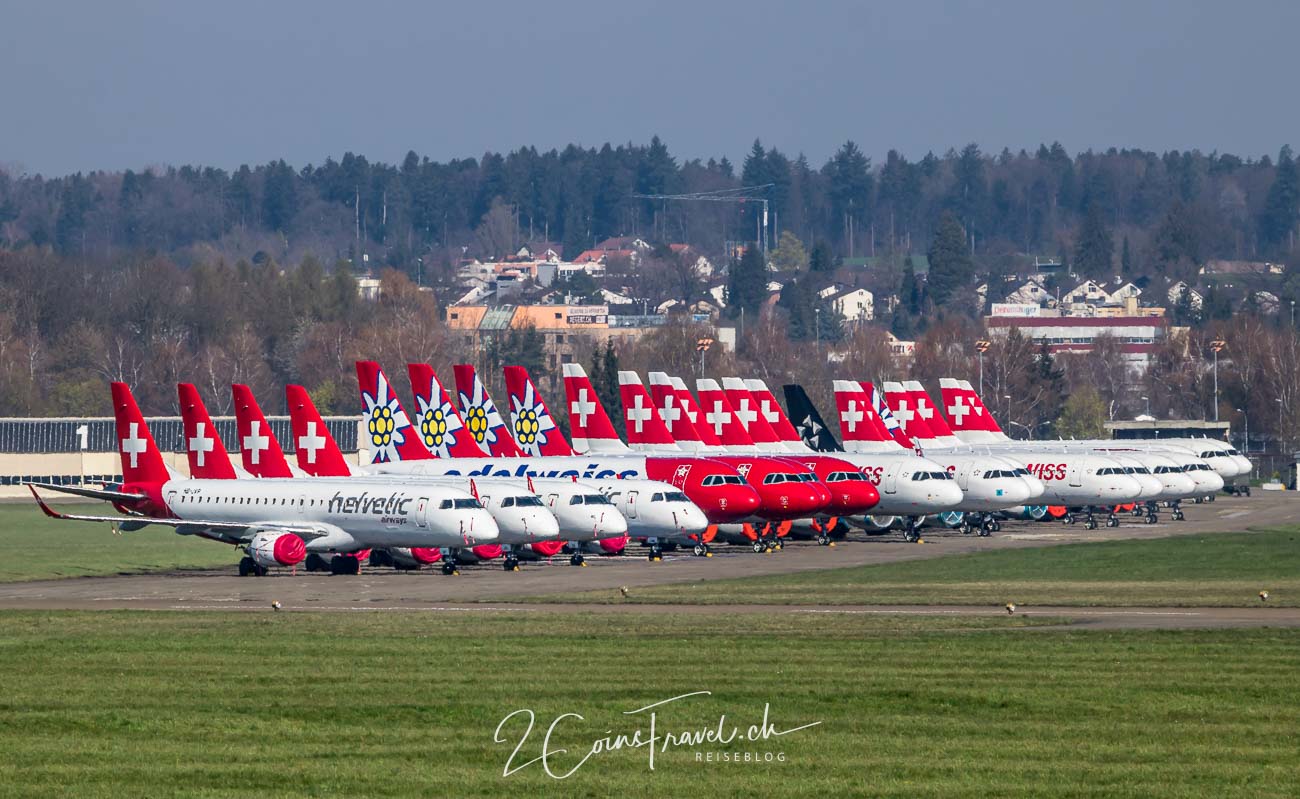 Dübendorf Flugplatz Swiss Flotte