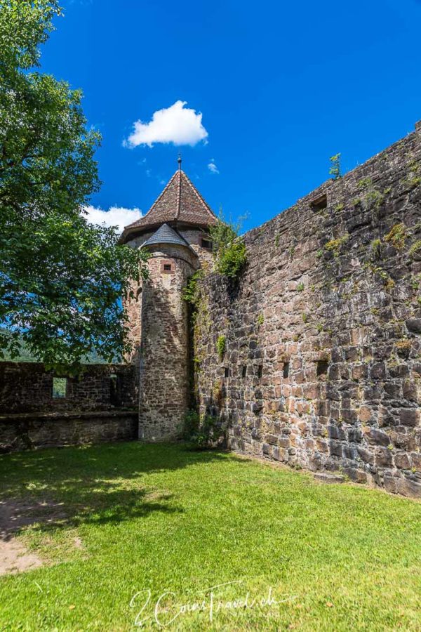 Wehrmauer Burg Hirschhorn