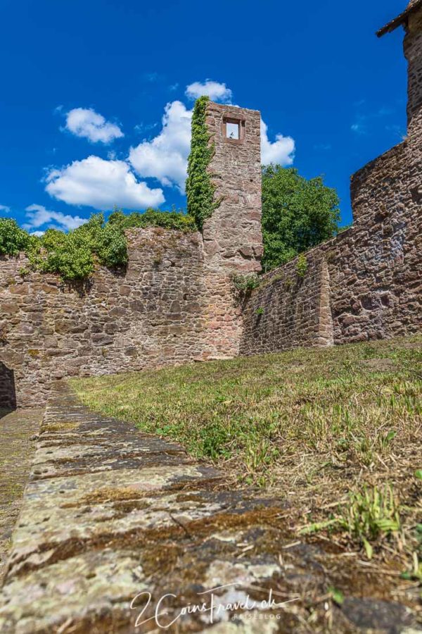 Wehrmauer Burg Hirschhorn