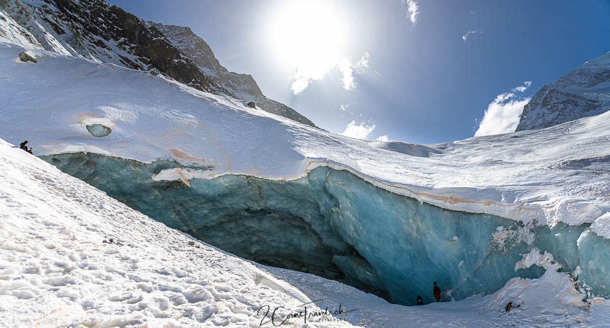 Eishöhle Zinalgletscher