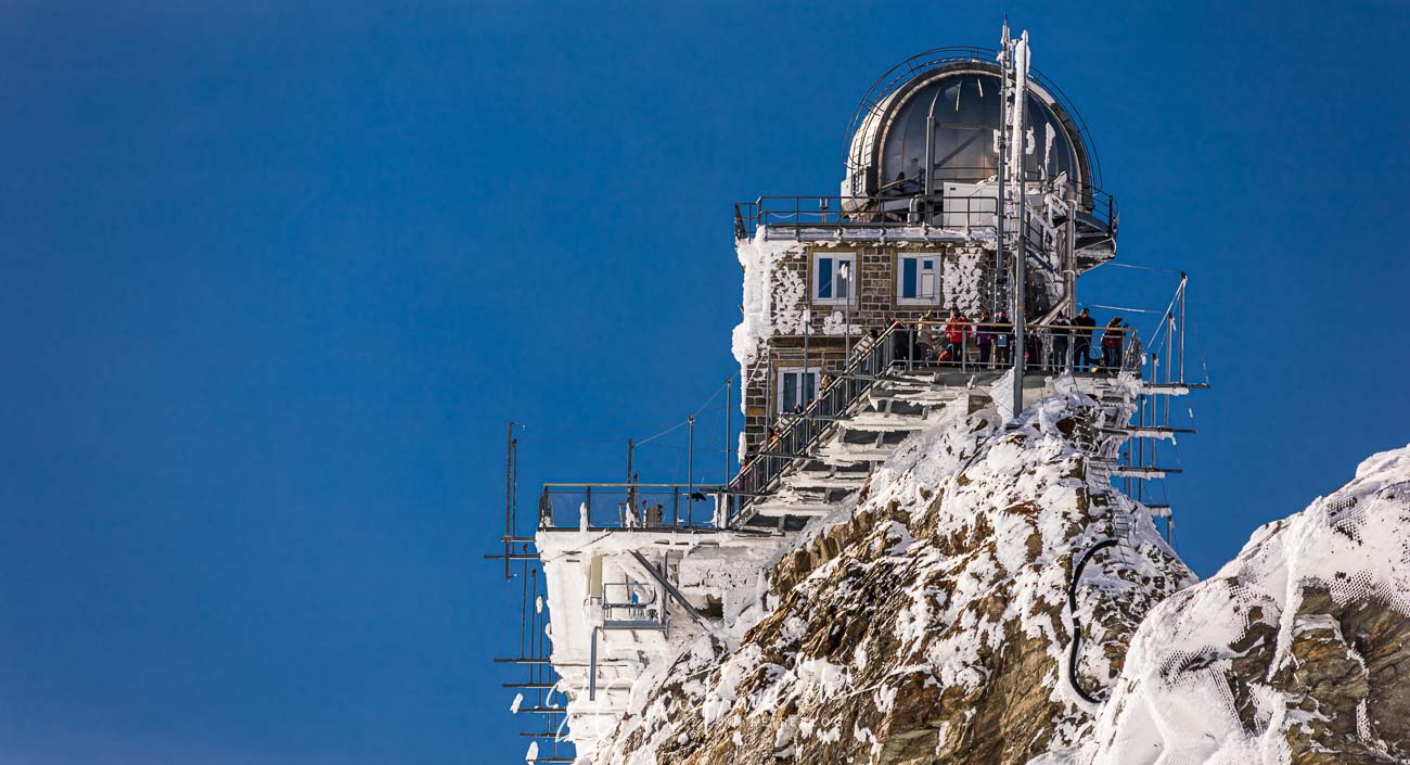 Aussichtsplattform auf dem Sphinx-Observatorium