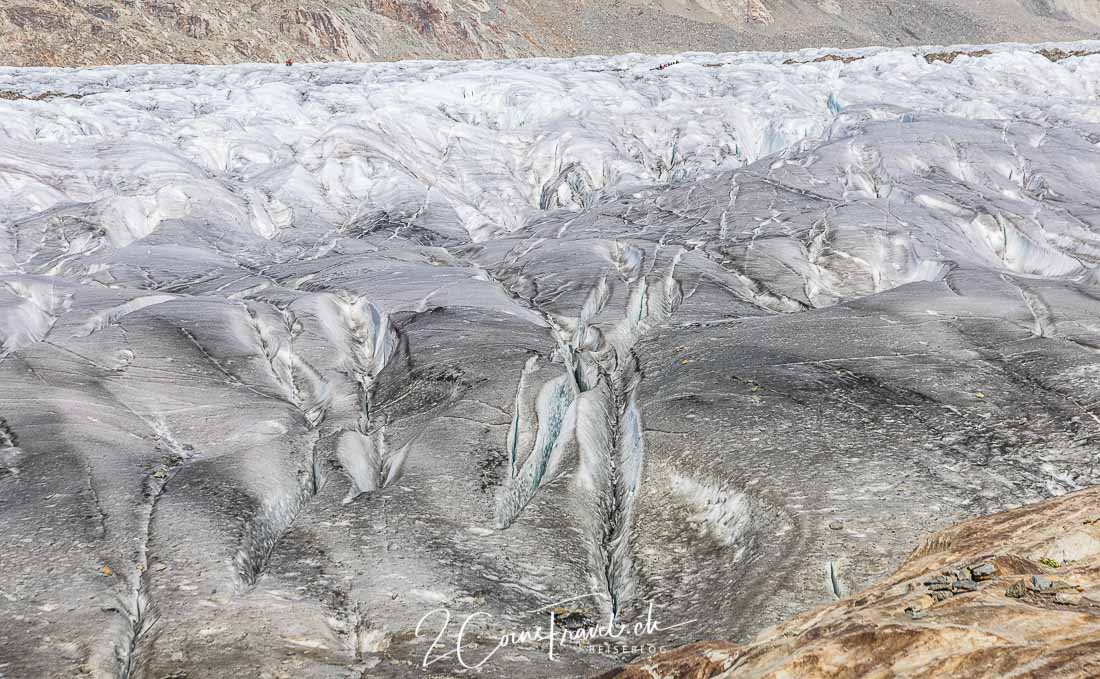 Gletscheroberfläche Aletschgletscher