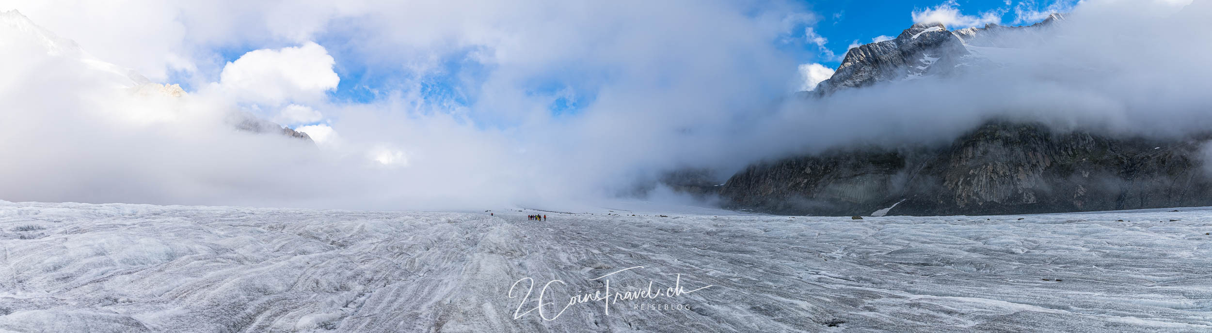 Aletschgletscher und Nebelwand