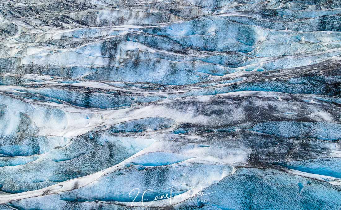 Gletscherspalten Skálafelljökul