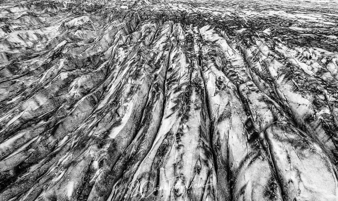 Gletscherspalten Skálafelljökul