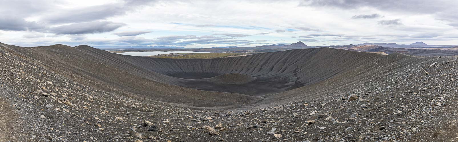 Hverfjall Krater Panorama
