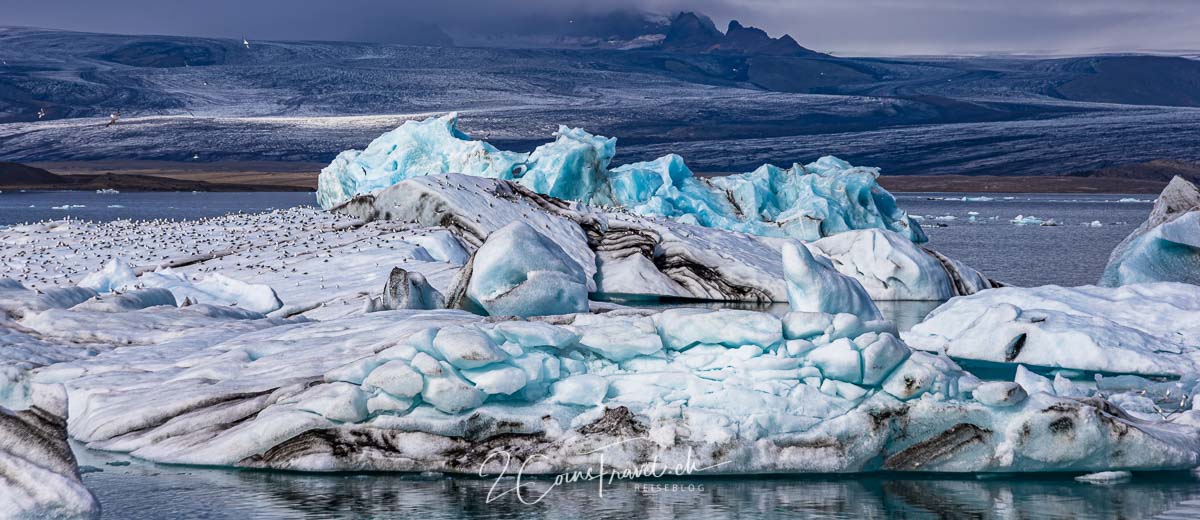Eisberge Gletscherlagune Jökulsárlón
