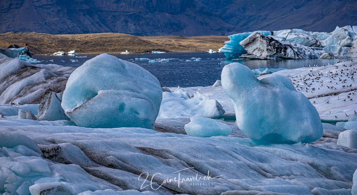 Eisberge Gletscherlagune Jökulsárlón