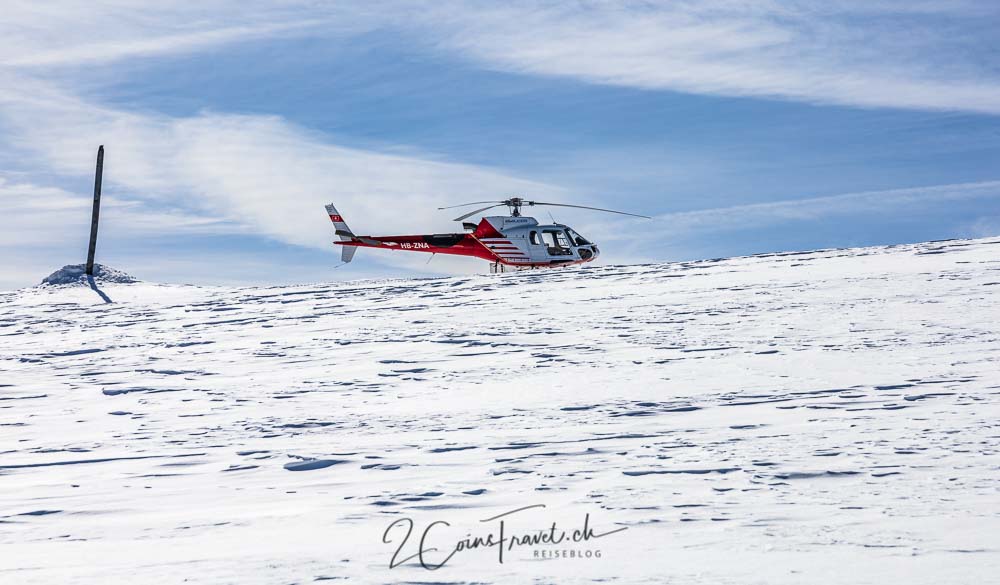 Hubschrauber Glacier 3000