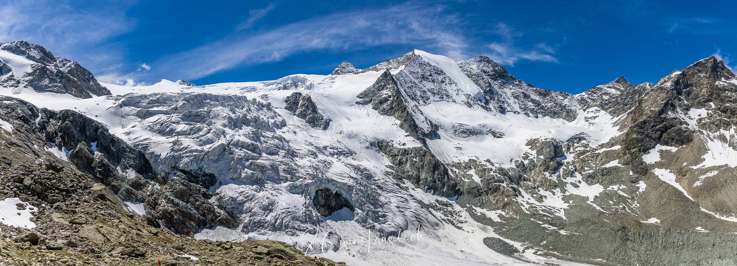Panoramaaufnahme Glacier de Moiry