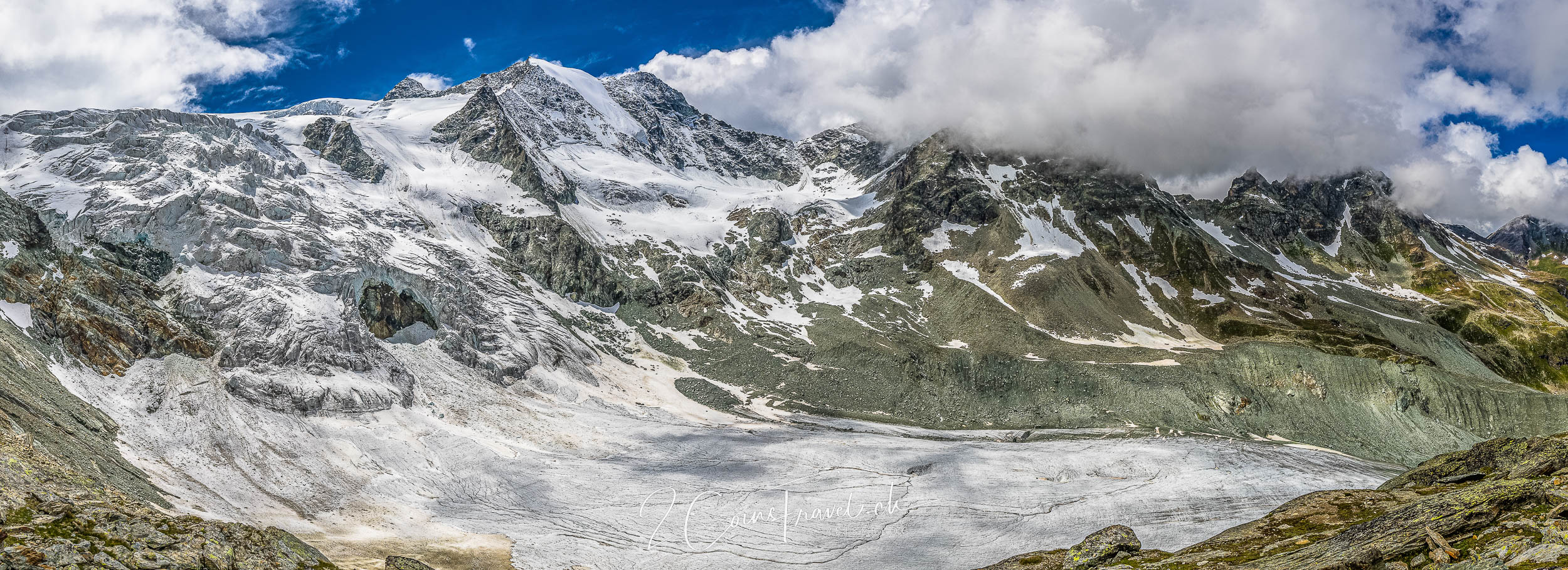Panorama de Moiry Gletscher