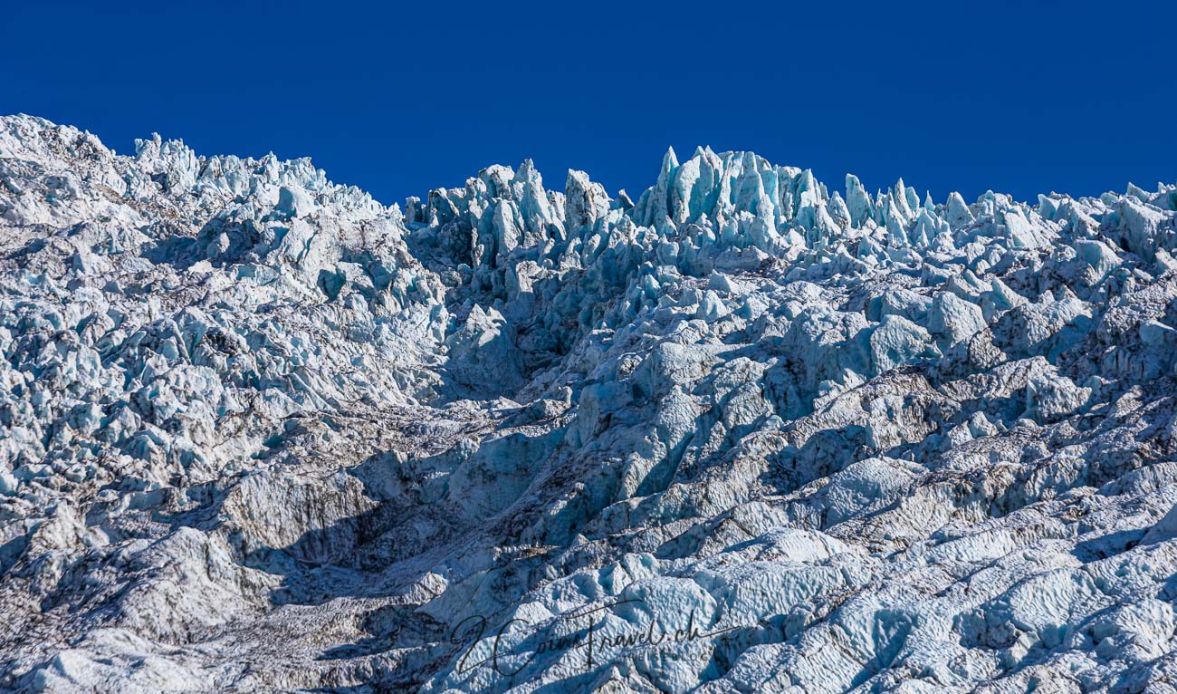 Seracs auf Falljökull Gletscher