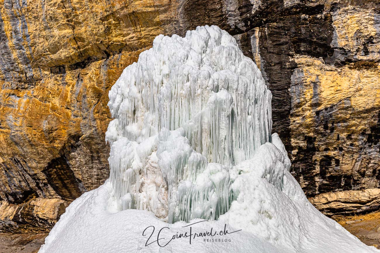 Wasserfall aus Eis