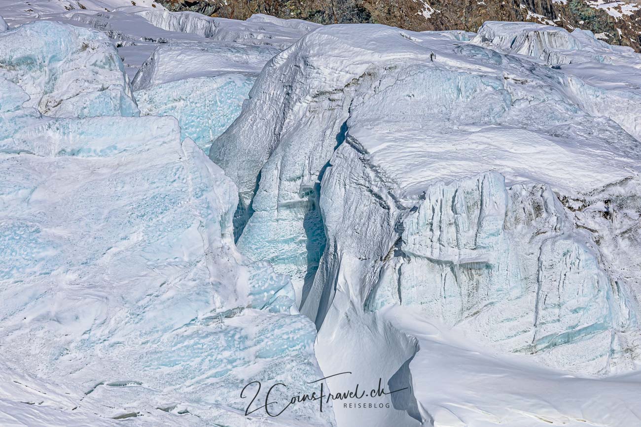 Gletscherspalten Feegletscher