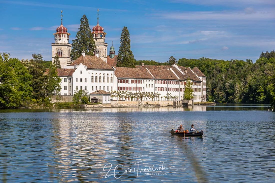 Wanderung auf der Klosterinsel Rheinau im Kanton Zürich