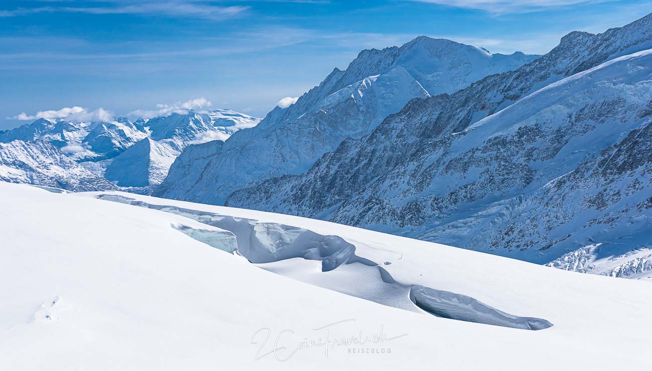 Gletscherspalten Jungfraujoch