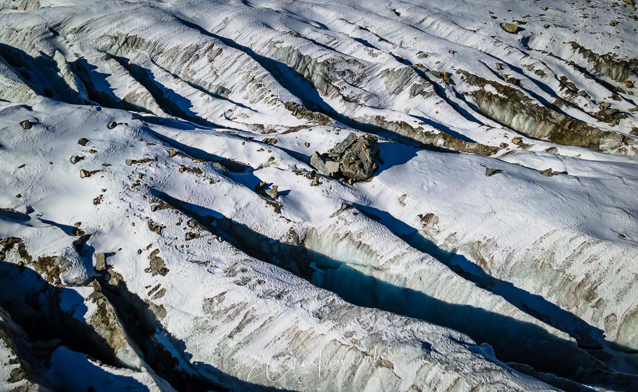 Gletscherspalten Persgletscher