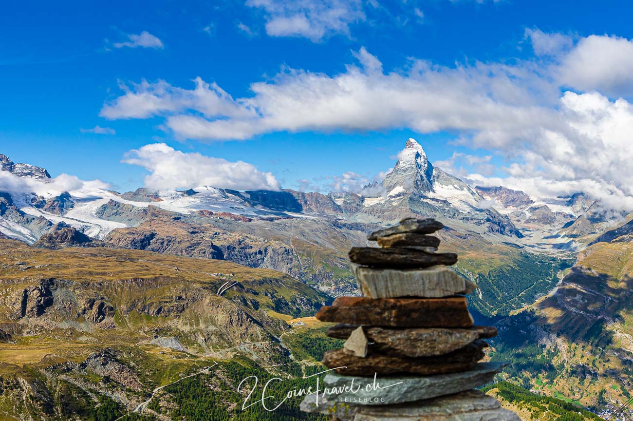 Blick vom Rothorn auf das Matterhorn