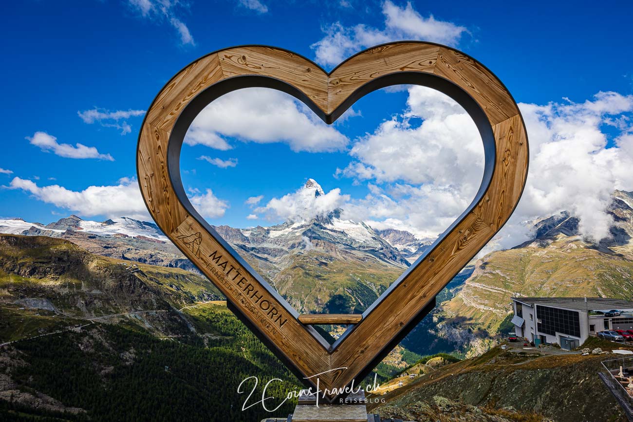 Holzherz und Matterhorn