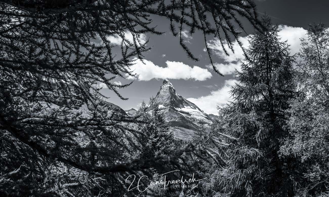 Matterhorn in Schwarzweiss