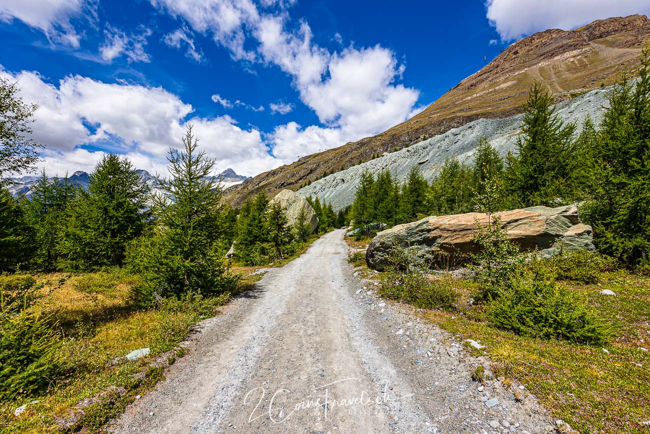 Weg im Findeltal Zermatt