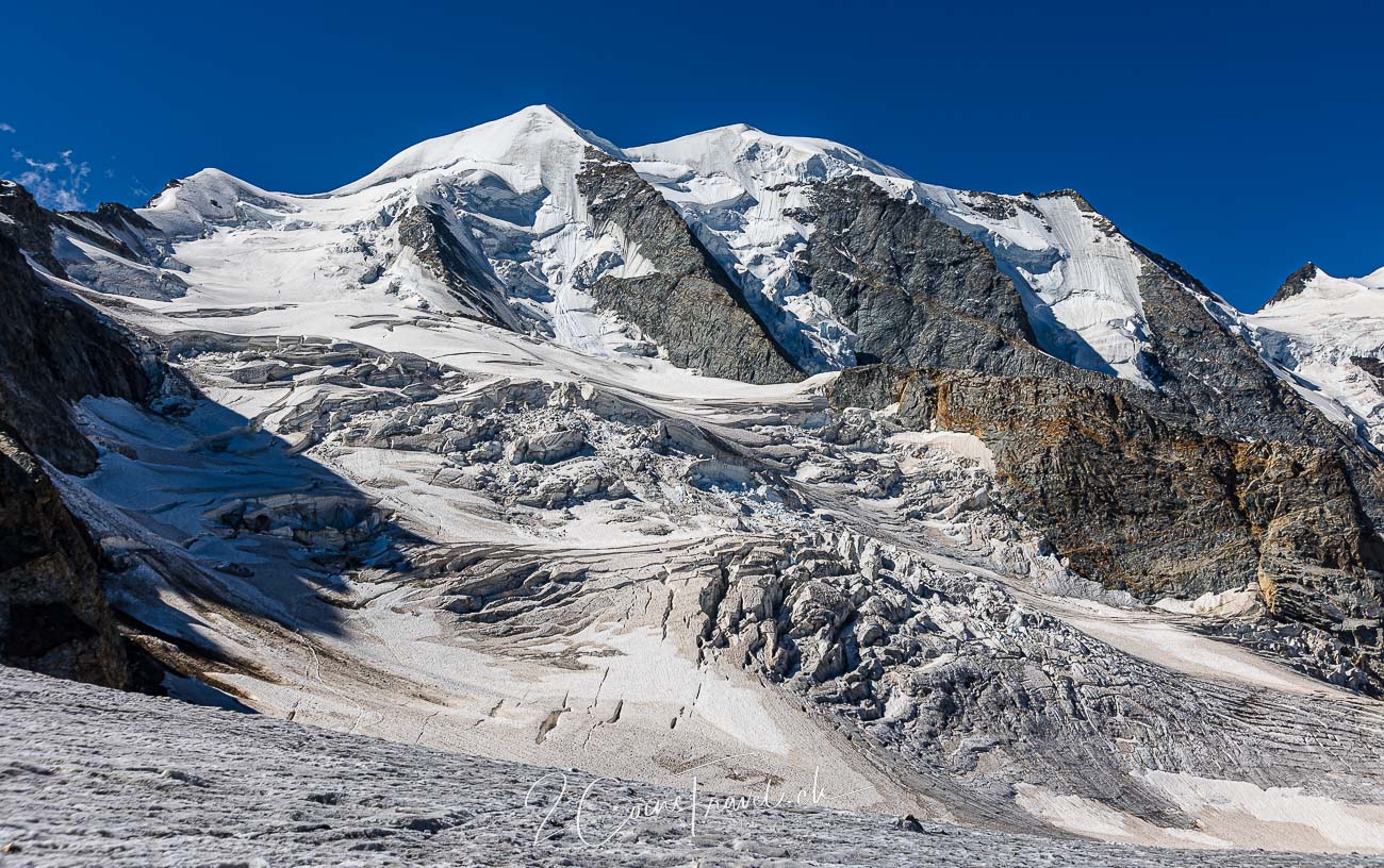 Spaltenzone am Piz Palü