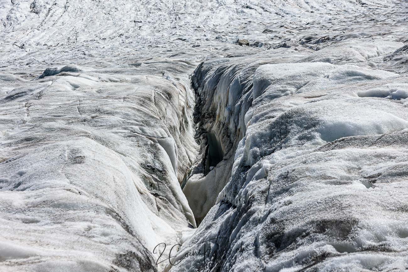 Gletscherspalte Persgletscher