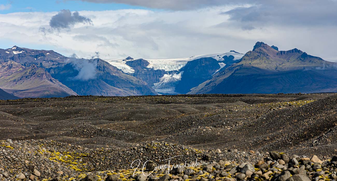 Morsárfoss und Morsárjökull