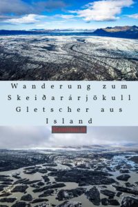 Pinterest Wanderung Skeiðarárjökull