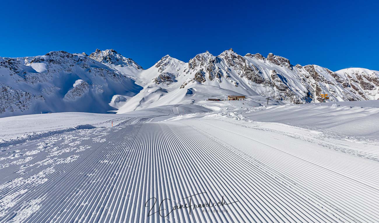 Winterwanderung Panorama Höhenweg Pizol