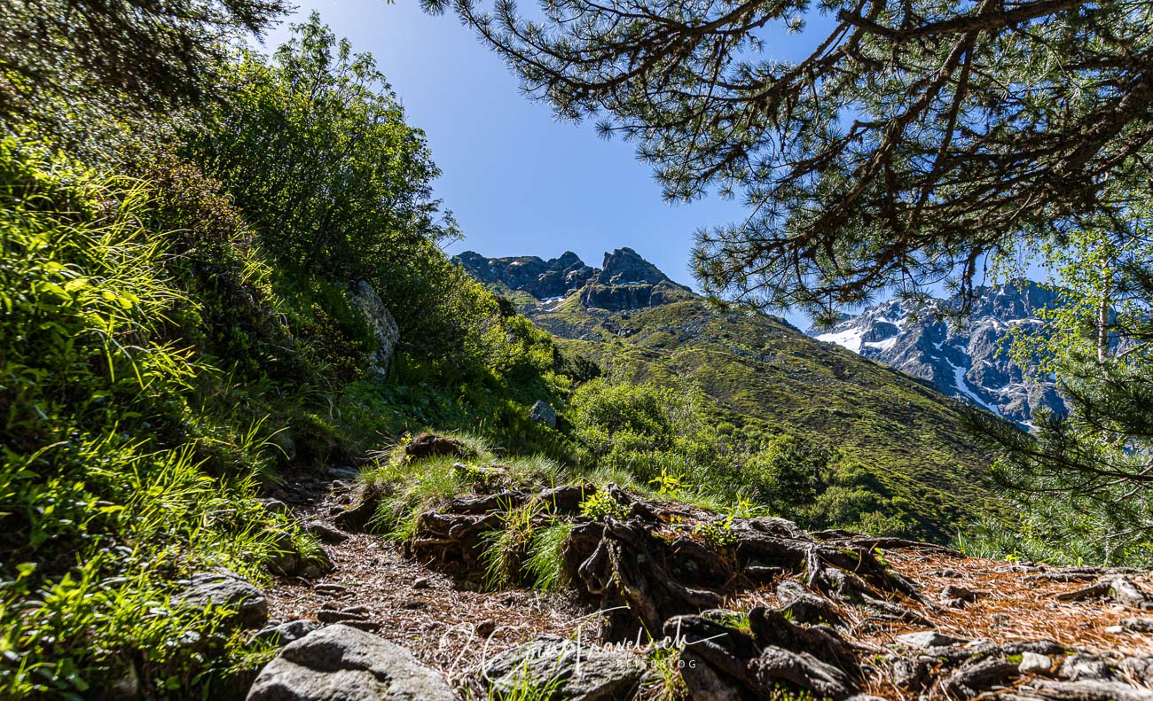 Wanderweg zur Silvrettahütte