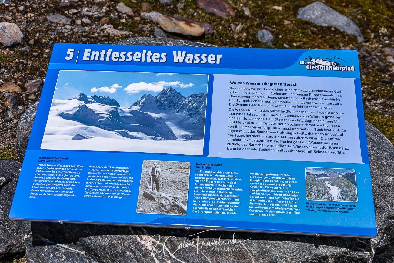 Tafel 5 Gletscherlehrpfad Silvretta