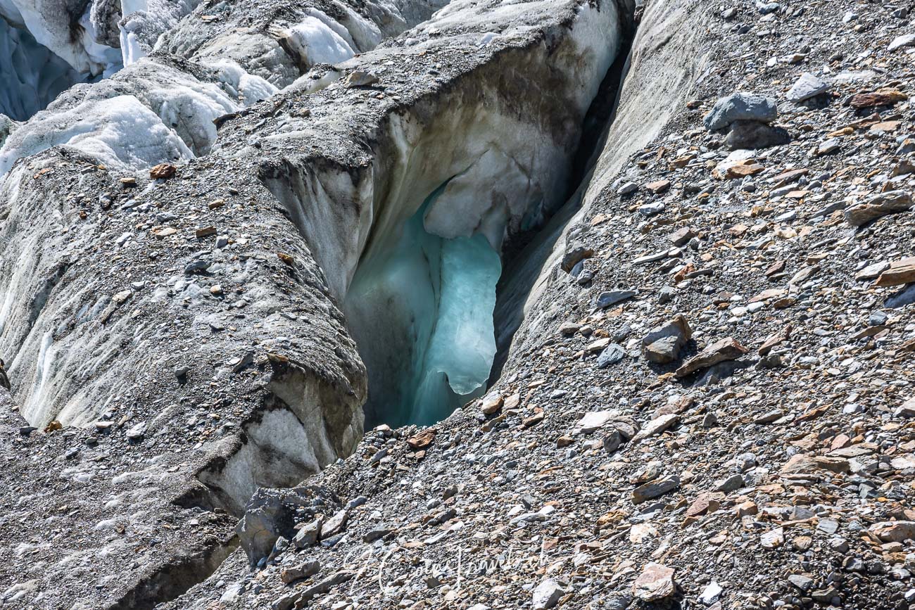 Gletscherspalte Feegletscher