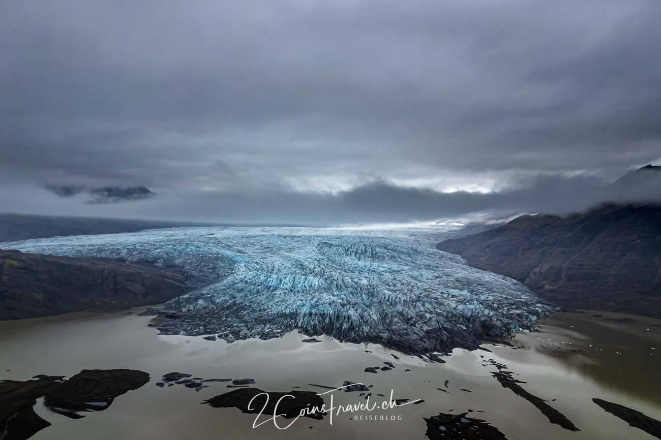 Wanderung Fláajökull Island