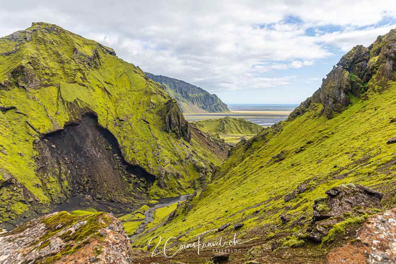 Wanderung Þakgil Island